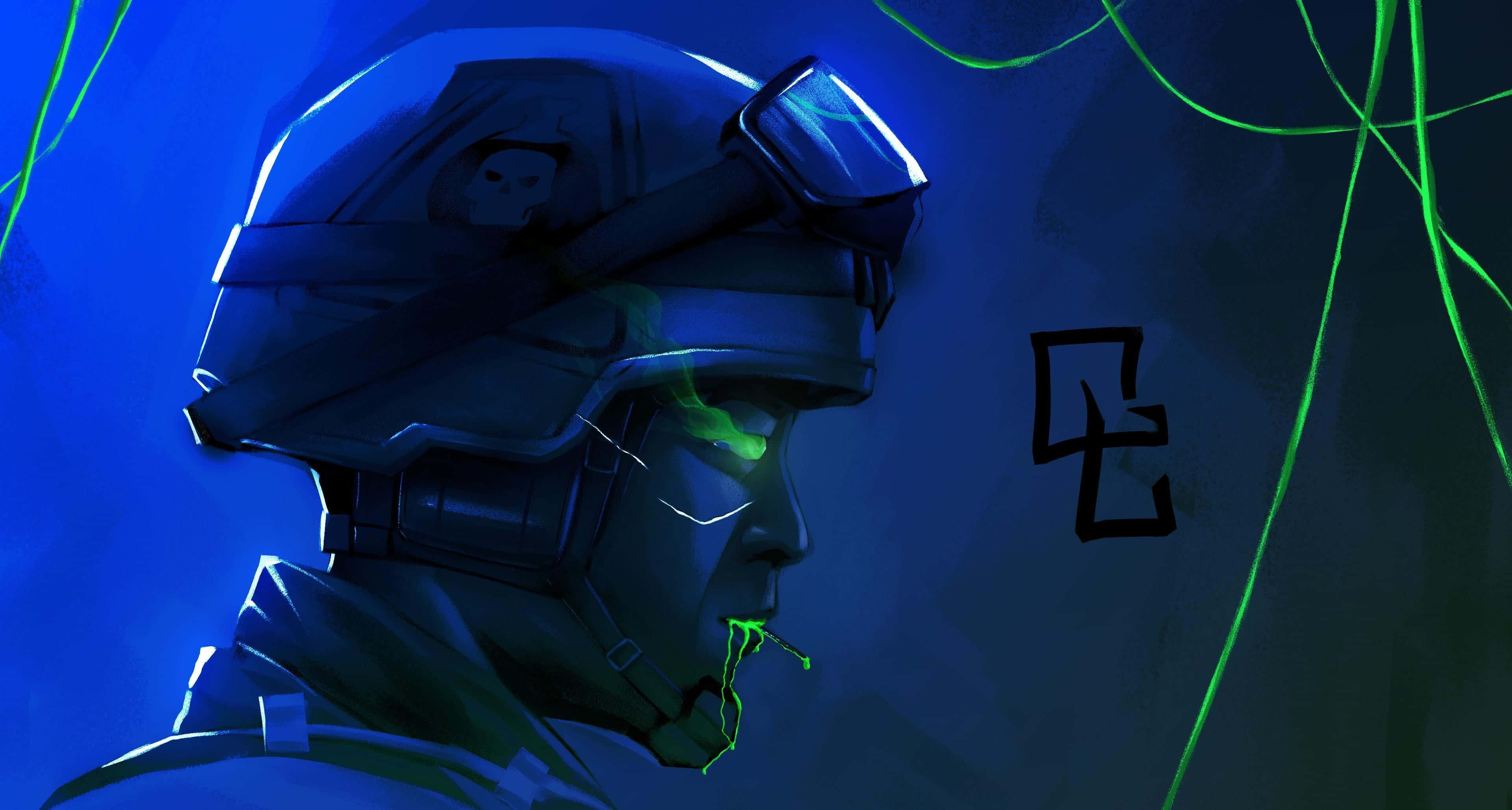 Rainbow Six Siege, Lesion, dark helmet, 4K Desktop Wallpaper