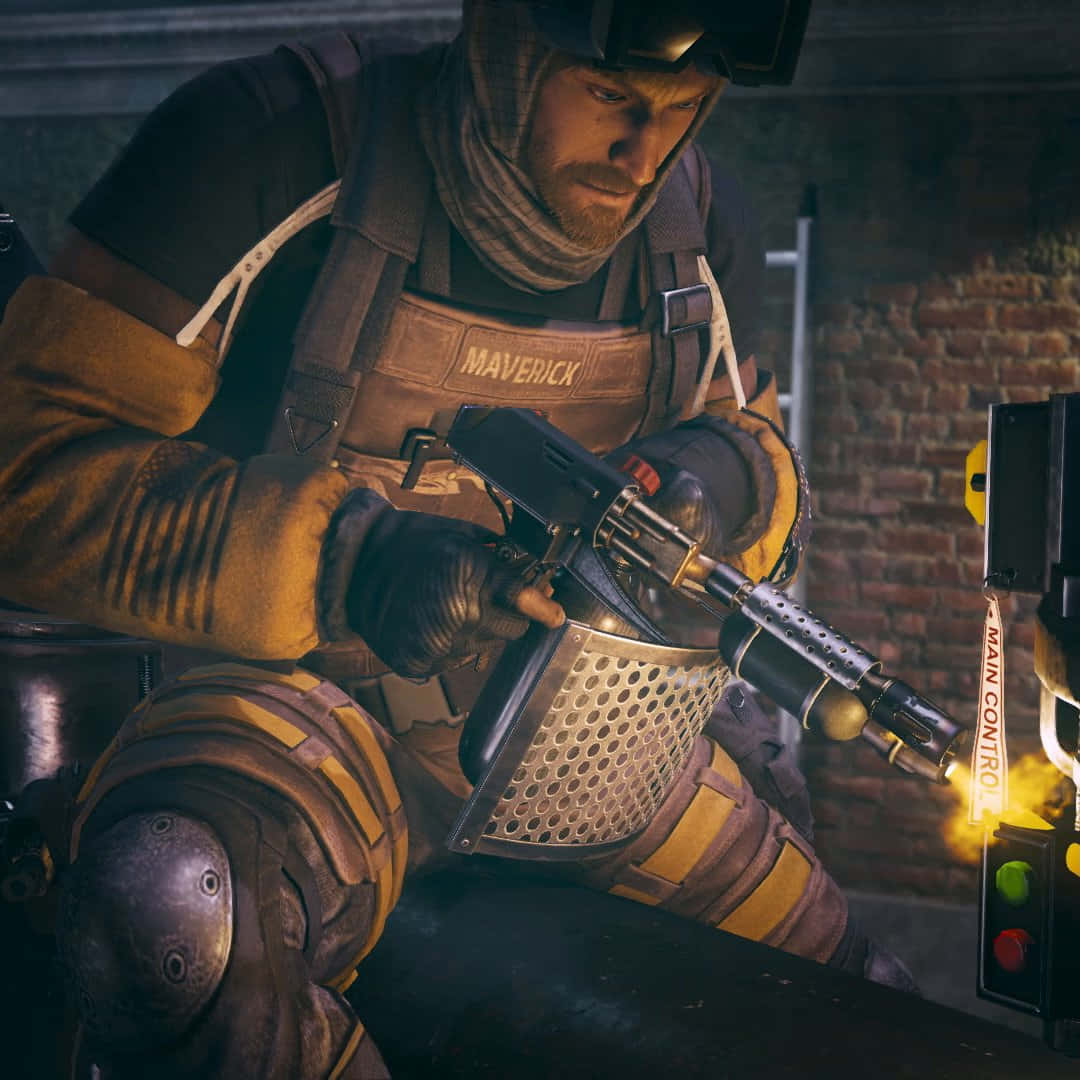 Maverick, Rainbow Six Siege, tactical gear, SD Desktop Wallpaper