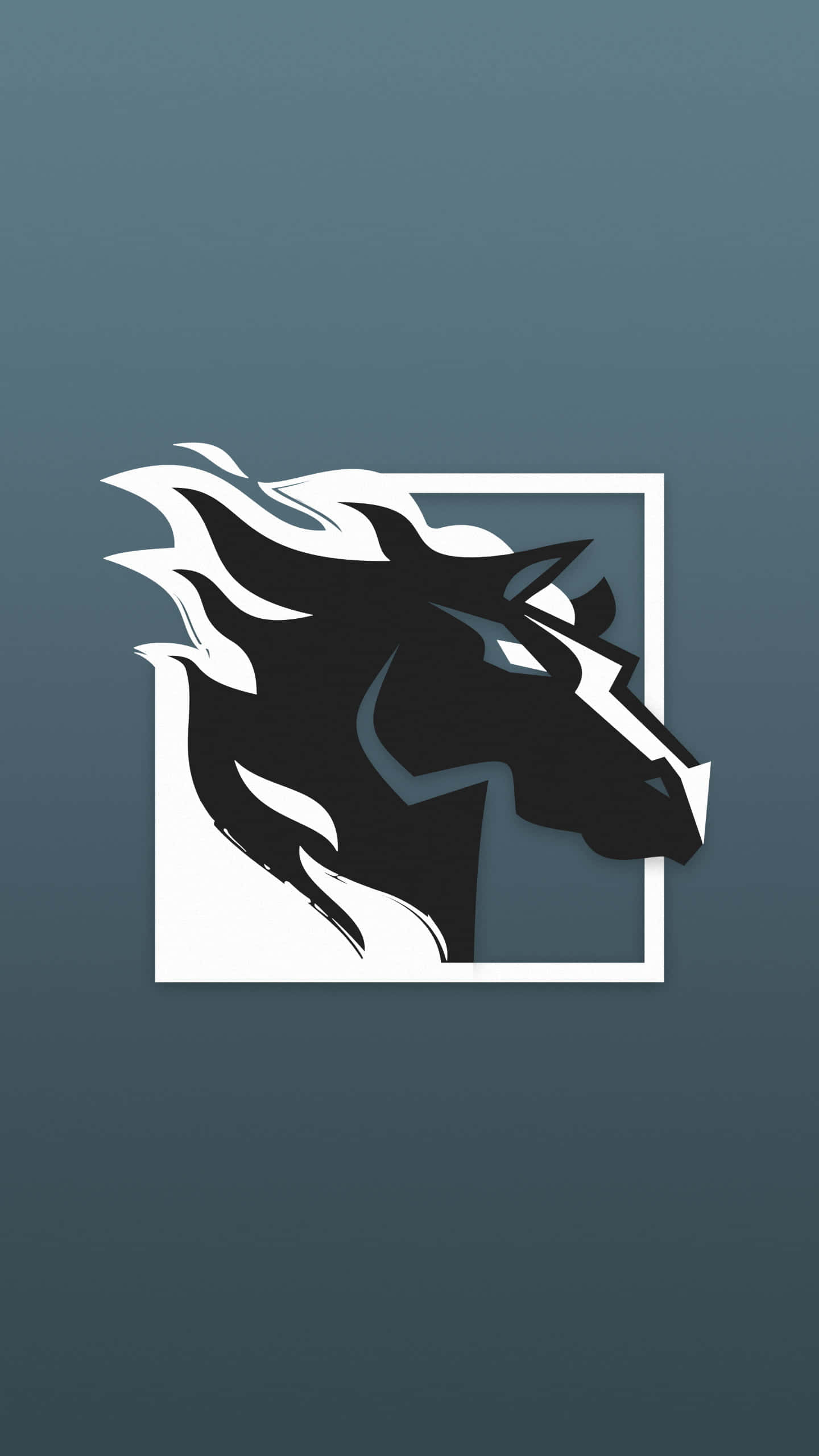 Rainbow Six Siege, Maverick, black horse head logo, 2K Phone Wallpaper