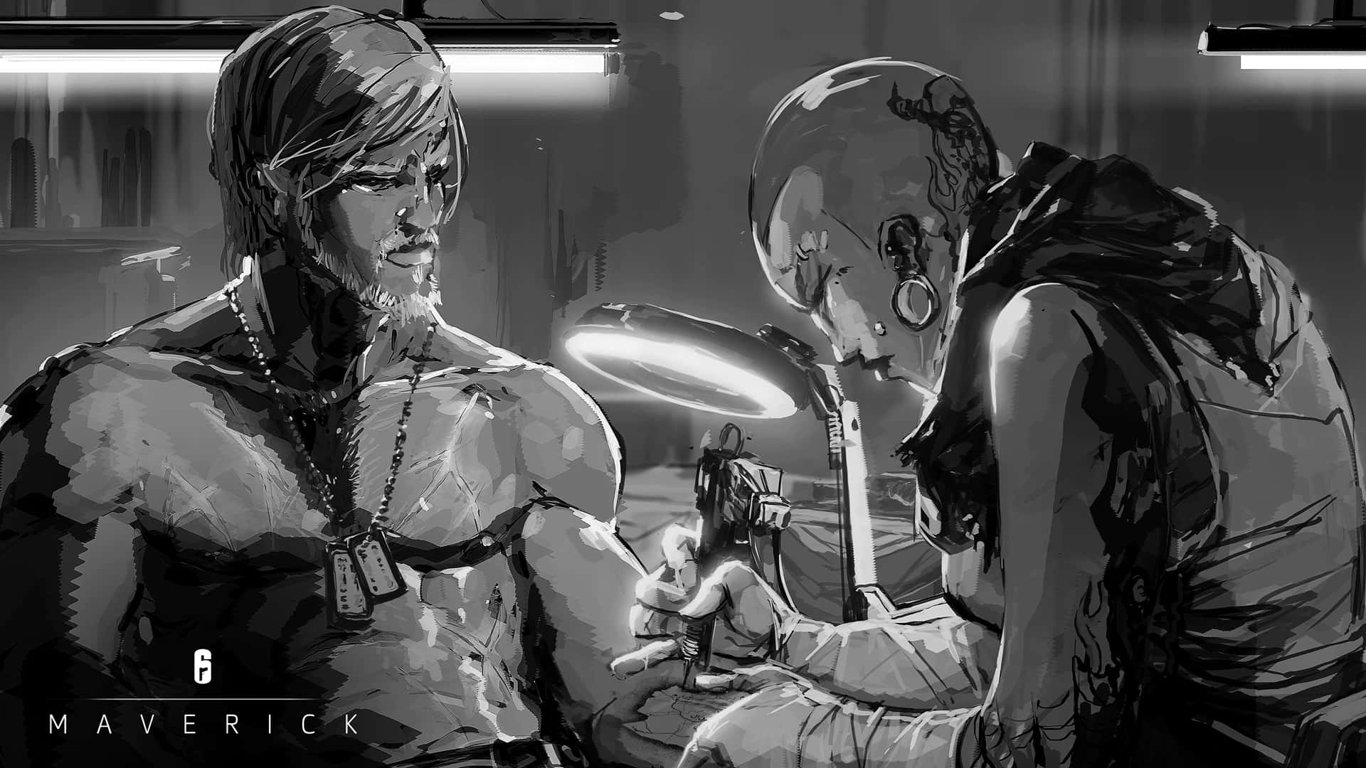 Rainbow Six Siege, Maverick, dog tags, Full HD Desktop Wallpaper