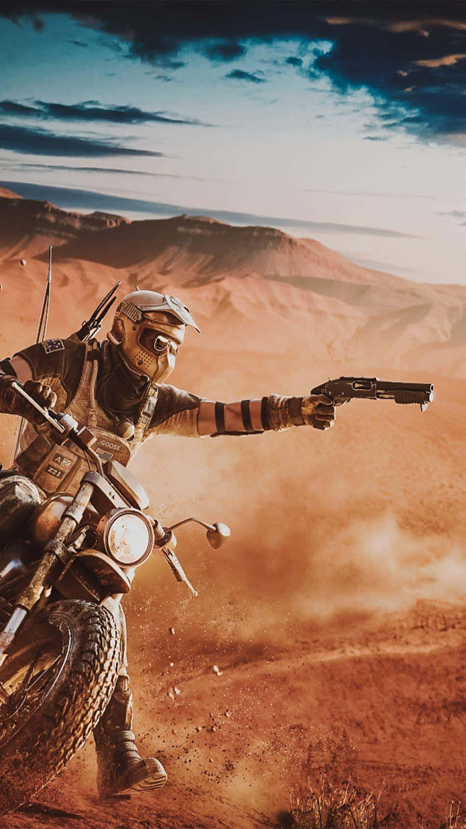 Rainbow Six Siege, Mozzie, dirt bike, HD Phone Wallpaper