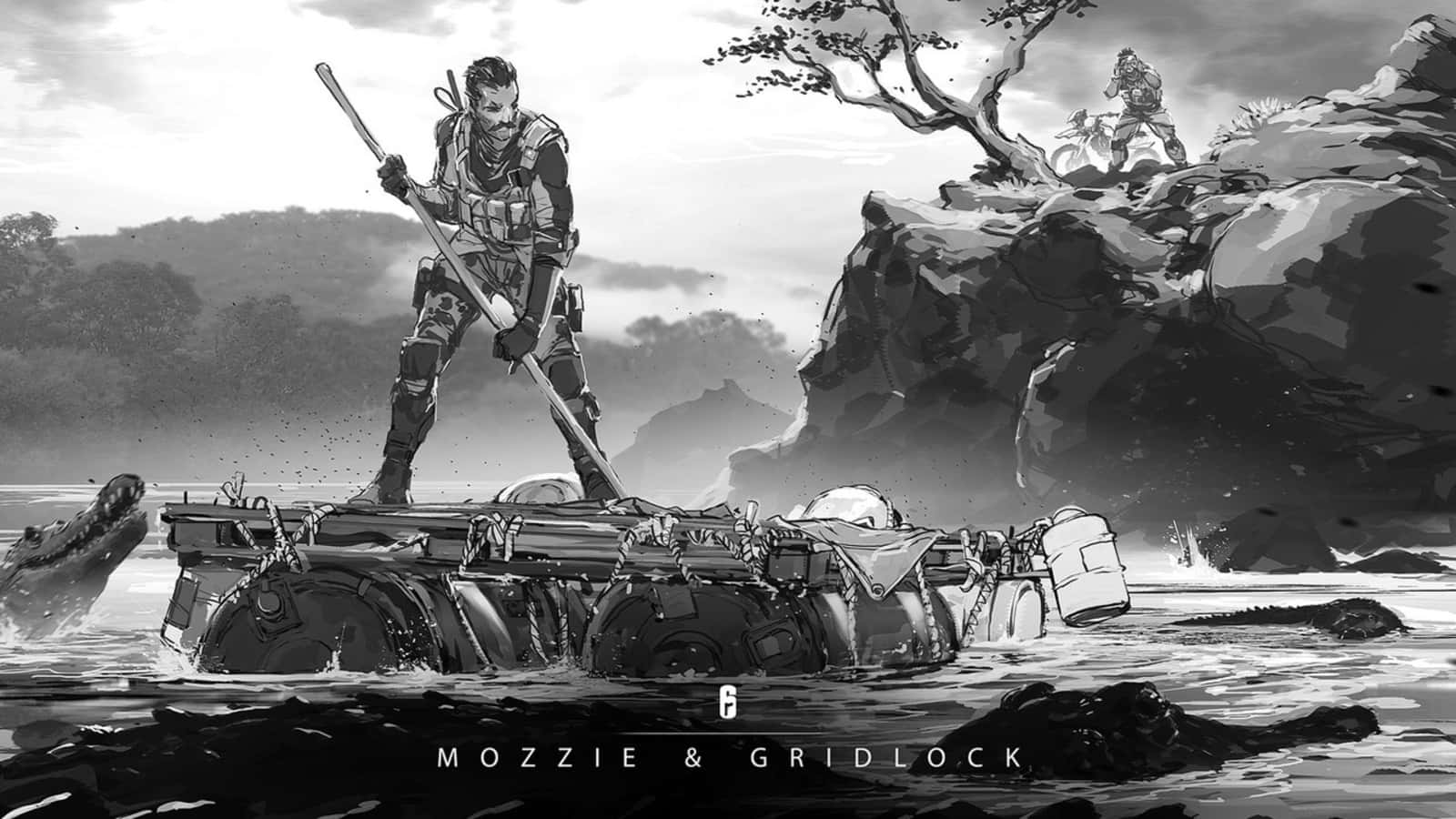 Rainbow Six Siege, Mozzie, sunken tank, HD Desktop Wallpaper