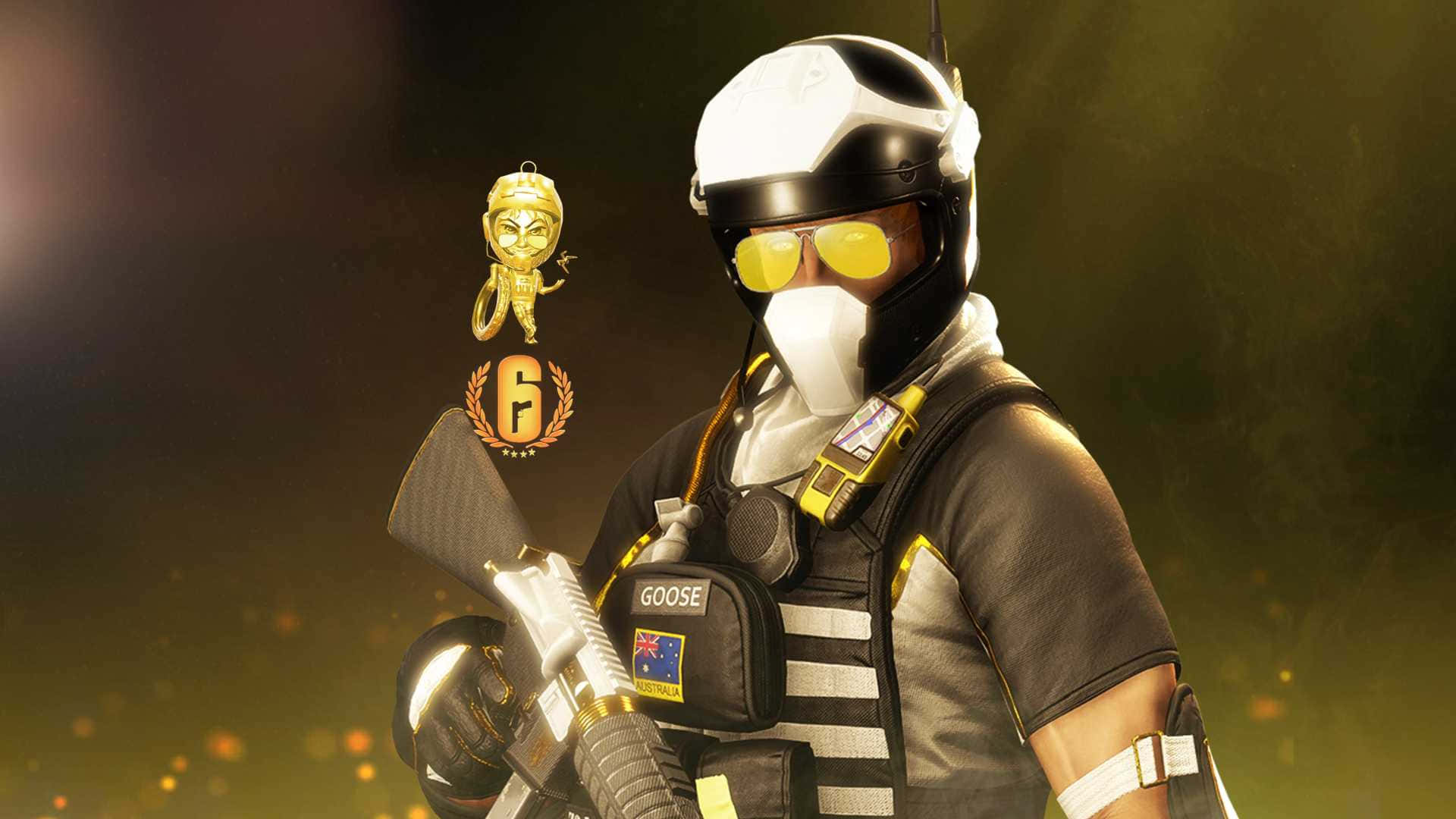 Rainbow Six Siege, Mozzie, black tactical gear, Full HD Desktop Wallpaper
