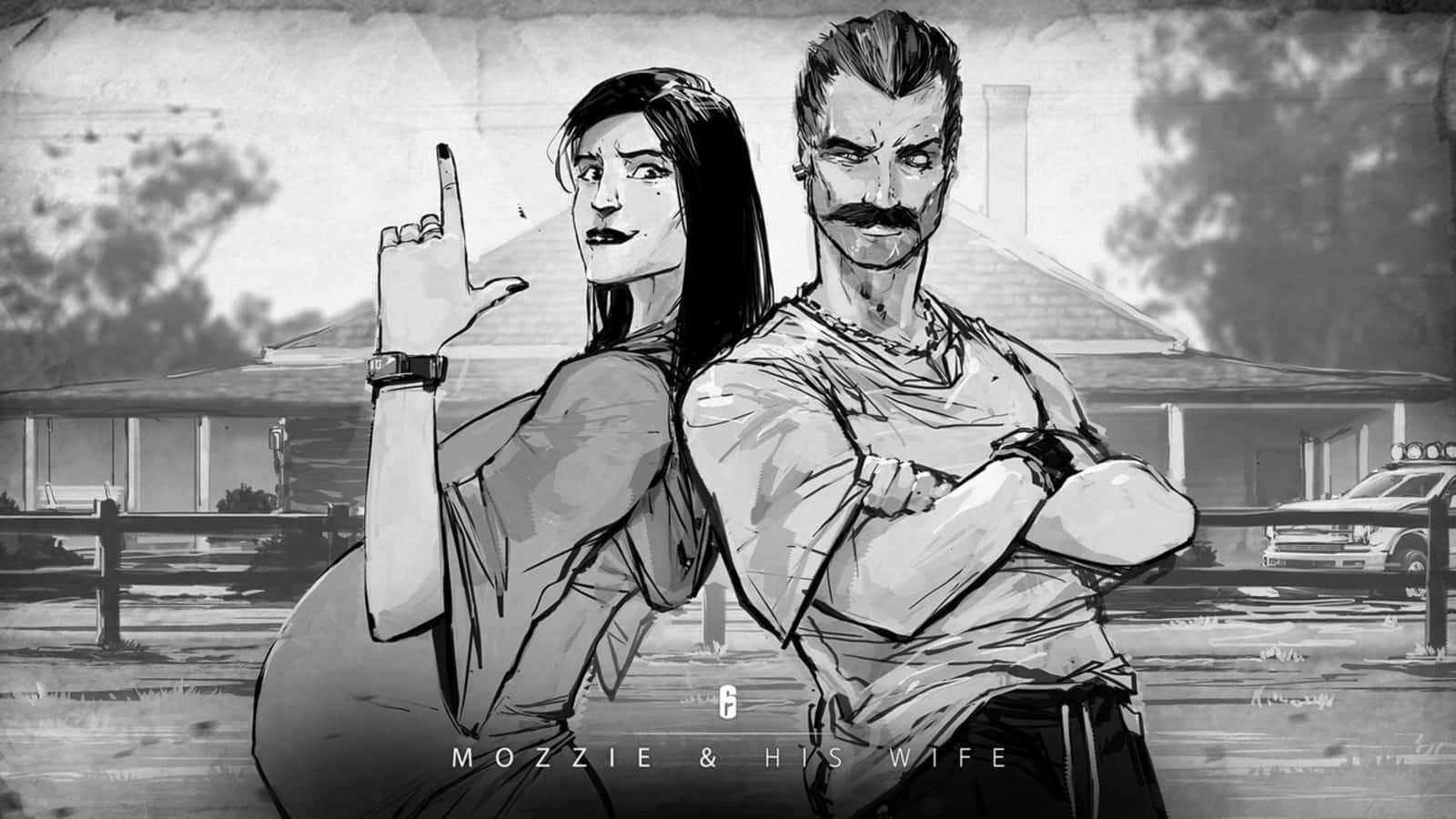 Rainbow Six Siege, Mozzie, suburban house, HD Desktop Wallpaper