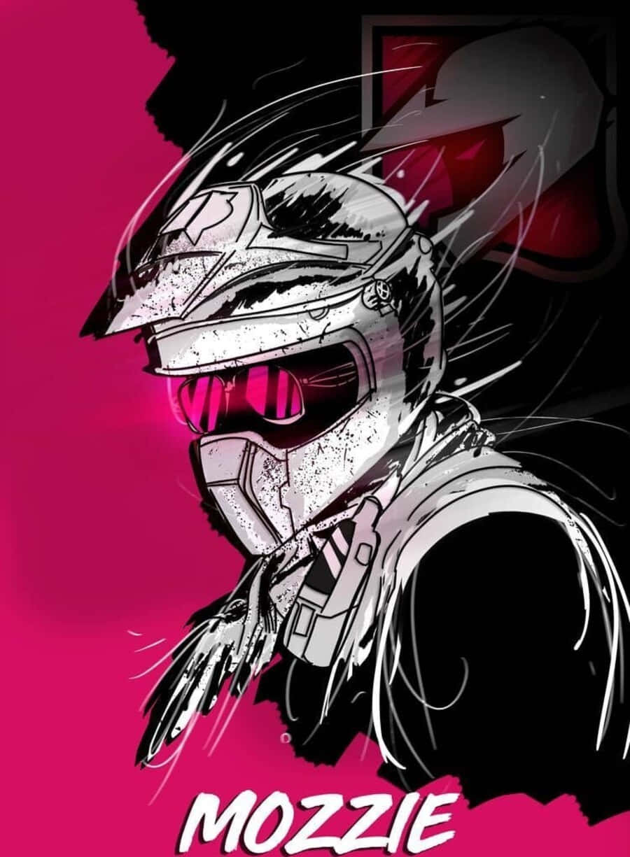 Rainbow Six Siege, Mozzie, white helmet, SD Phone Wallpaper