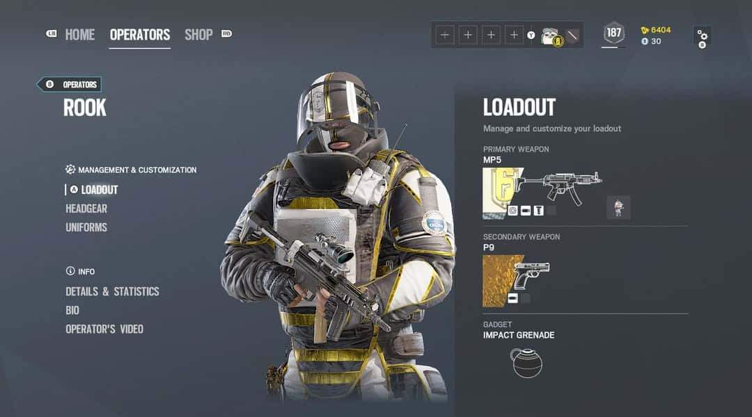 Rainbow Six Siege, Rook, tactical gear, SD Desktop Wallpaper