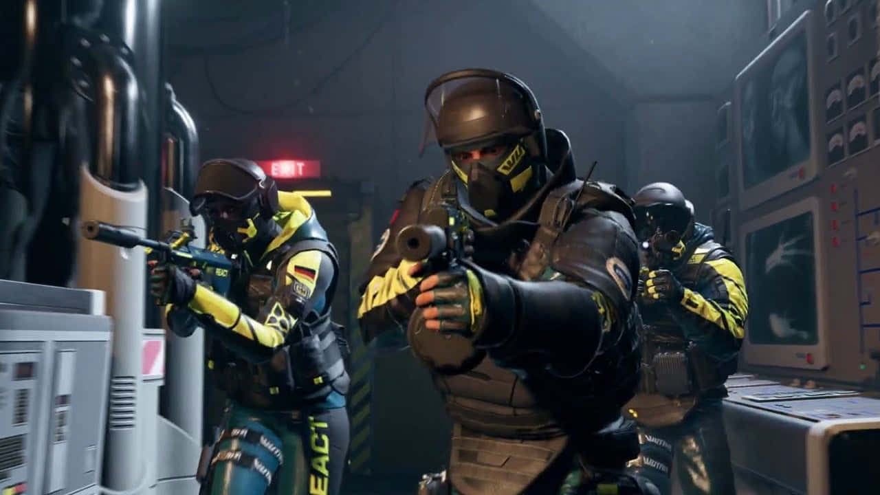 Rainbow Six Siege, Rook, black and yellow gear, HD Desktop Wallpaper
