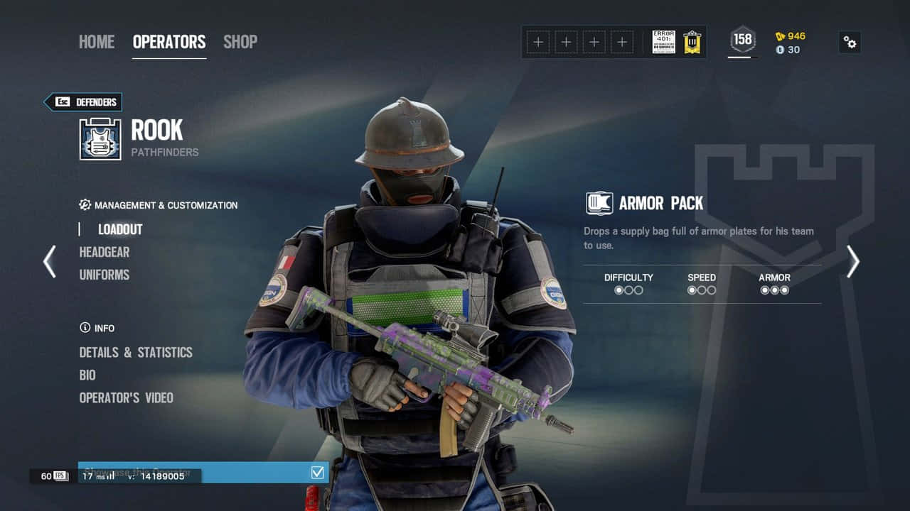 Rook, Rainbow Six Siege, colorful assault rifle, HD Desktop Wallpaper