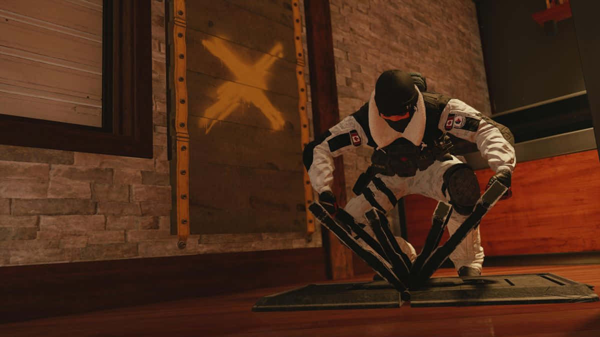 Rainbow Six Siege, Rook, white gear, SD Desktop Wallpaper