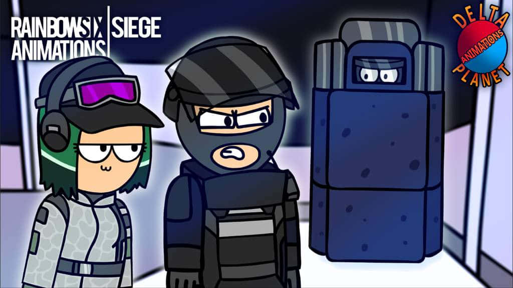 Rainbow Six Siege, Rook, blue armored robot, SD Desktop Wallpaper