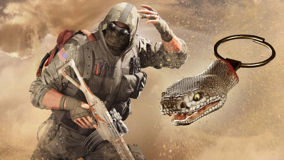 Rainbow Six Siege, Thermite, desert gear, SD Desktop Wallpaper