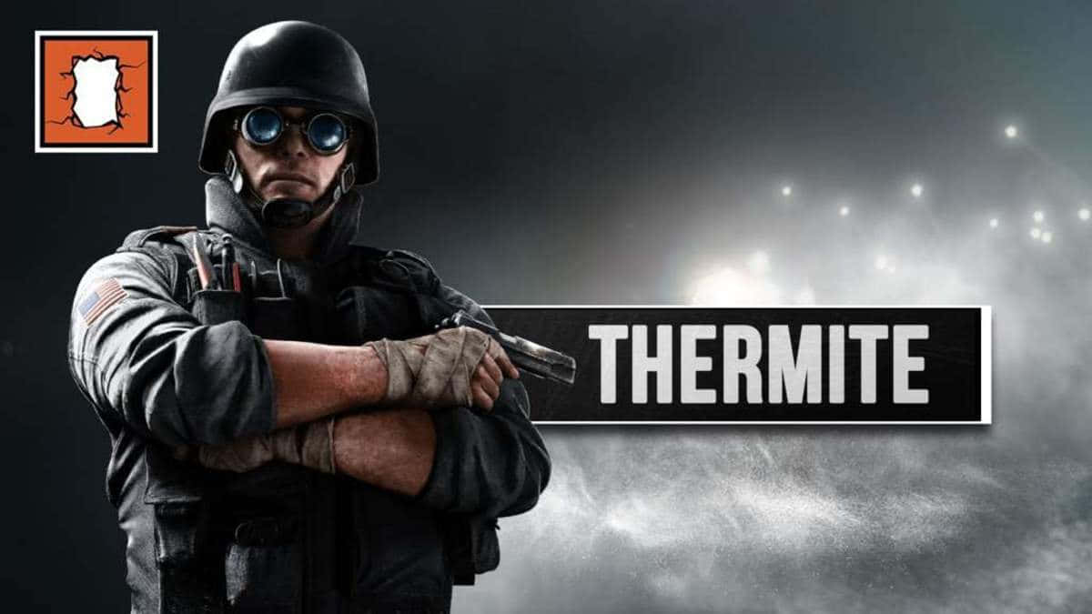 Thermite, Rainbow Six Siege, tactical gear, SD Desktop Wallpaper