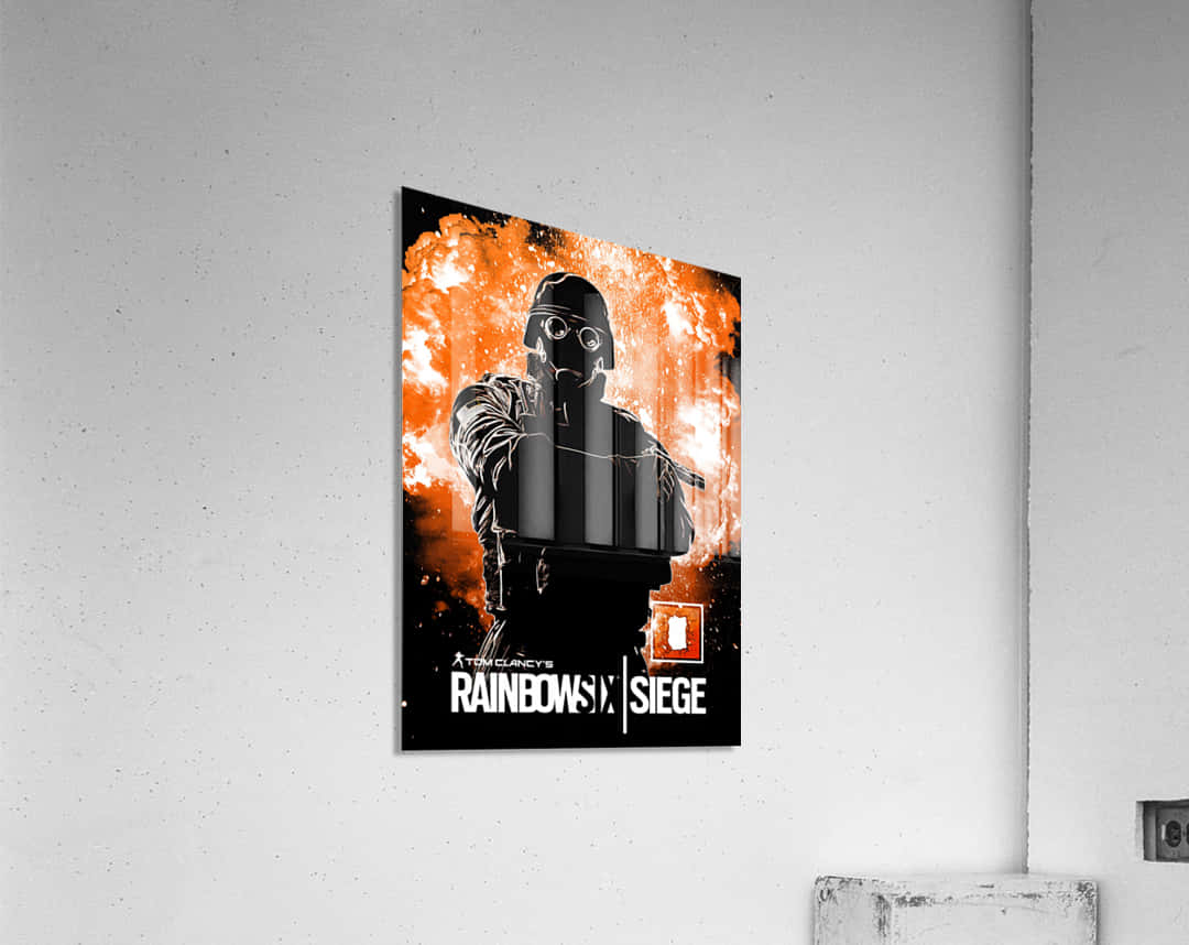 Rainbow Six Siege, Thermite, orange explosion, SD Desktop Wallpaper