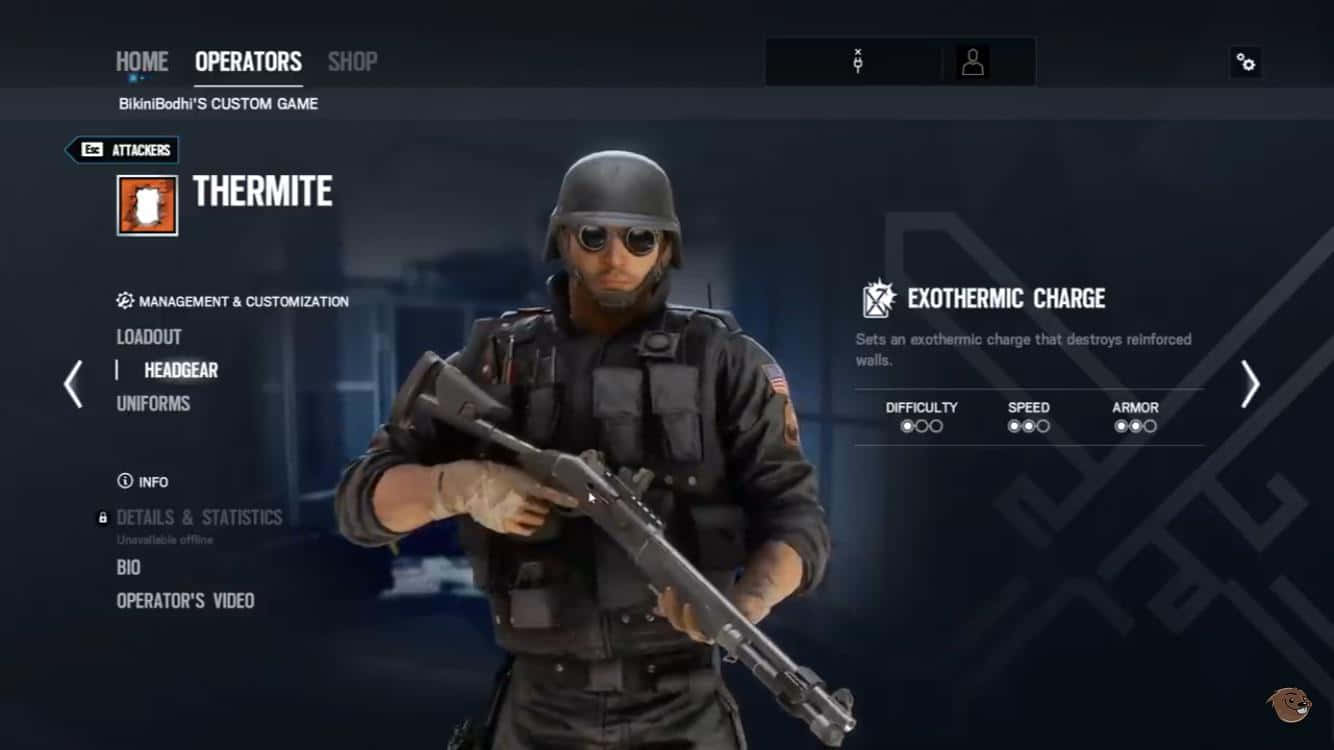 Rainbow Six Siege, Thermite, shotgun, HD Desktop Wallpaper