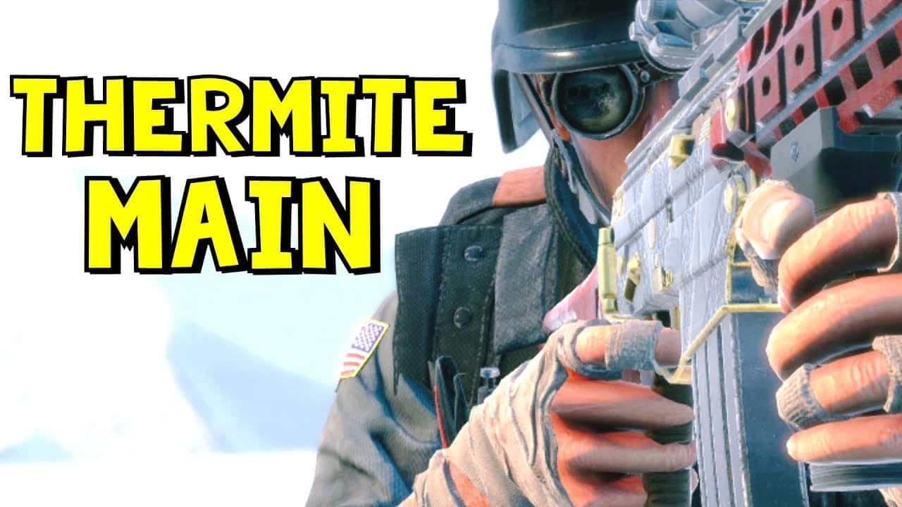 Rainbow Six Siege, Thermite, futuristic rifle, HD Desktop Wallpaper