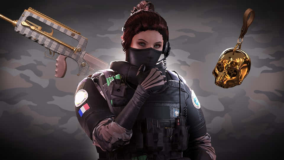 Rainbow Six Siege, Twitch, female soldier, SD Desktop Wallpaper
