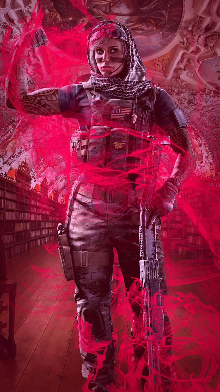 Rainbow Six Siege, Valkyrie, library, HD Phone Wallpaper