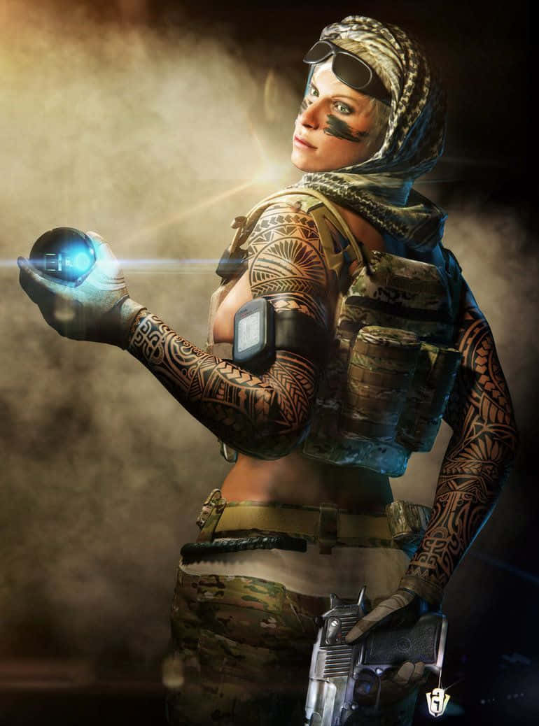 Valkyrie, Rainbow Six Siege, glowing orb, SD Phone Wallpaper