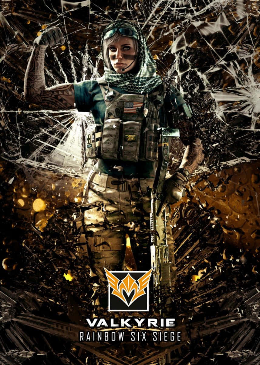 Rainbow Six Siege, Valkyrie, tactical gear, SD Phone Wallpaper