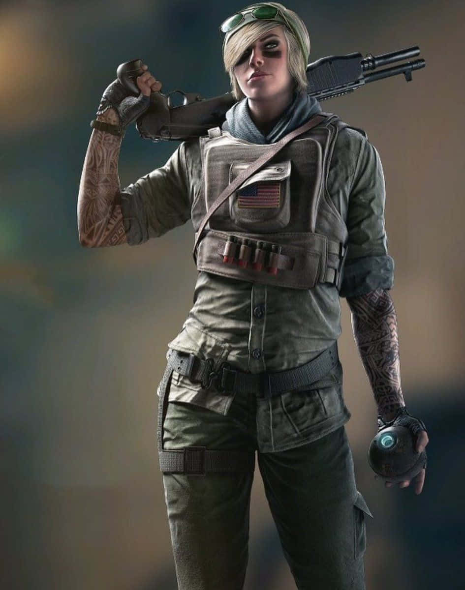 Rainbow Six Siege, Valkyrie, shotgun, SD Phone Wallpaper