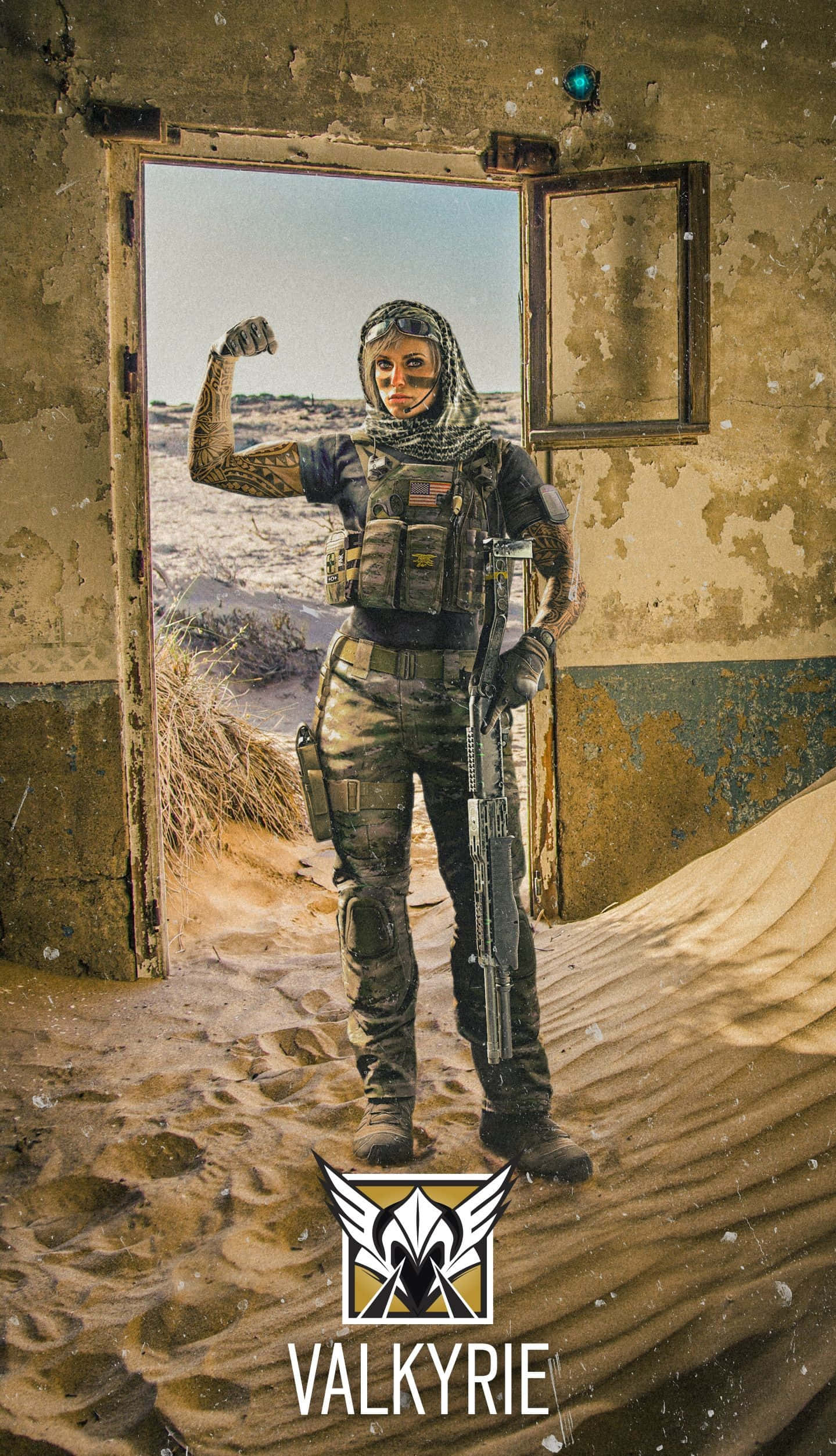Rainbow Six Siege, Valkyrie, female soldier, Full HD Phone Wallpaper