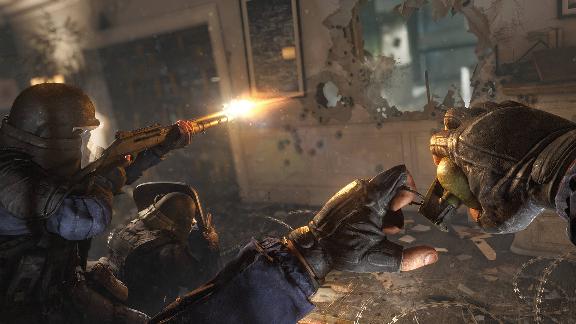Rainbow Six, grenade, soldier, Full HD Desktop Wallpaper