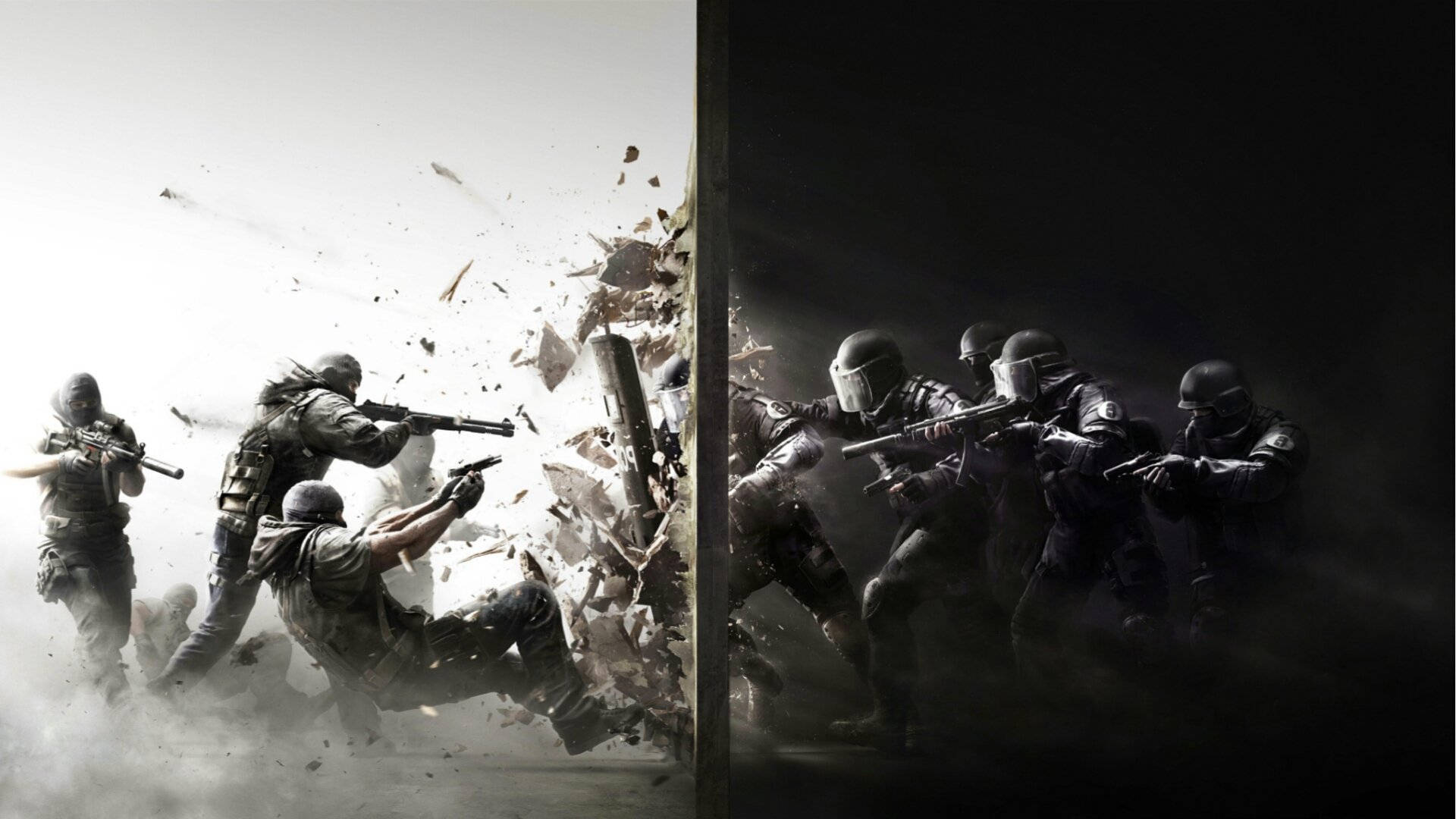 Rainbow Six Siege, tactical gear, wall breach, Full HD Desktop Wallpaper