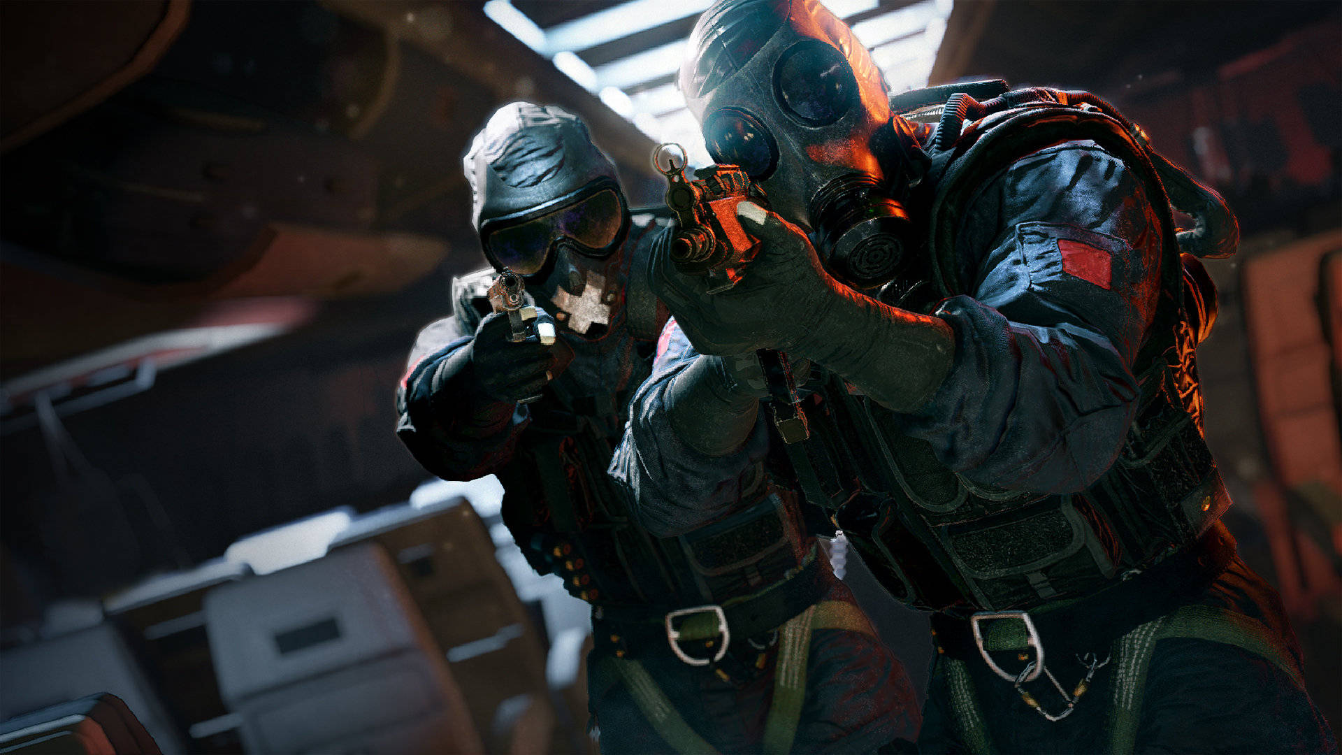 Rainbow Six Siege, tactical gear, gas masks, Full HD Desktop Wallpaper