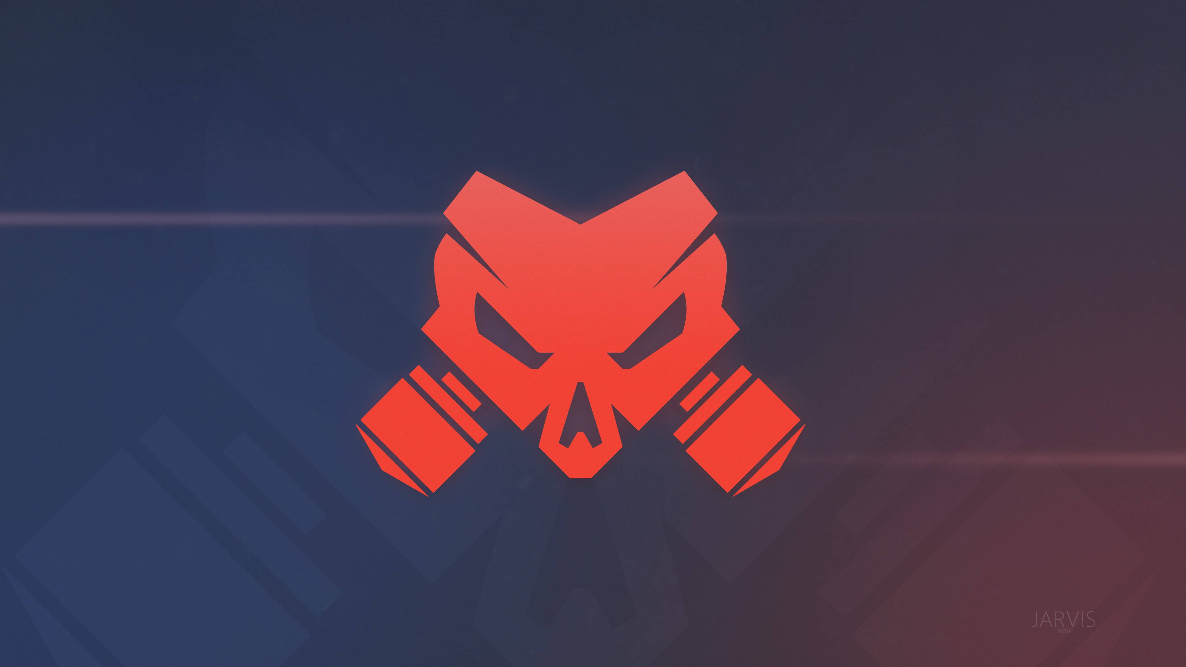 Rainbow Six Siege, Outbreak event, red stylized skull, 4K Desktop Wallpaper