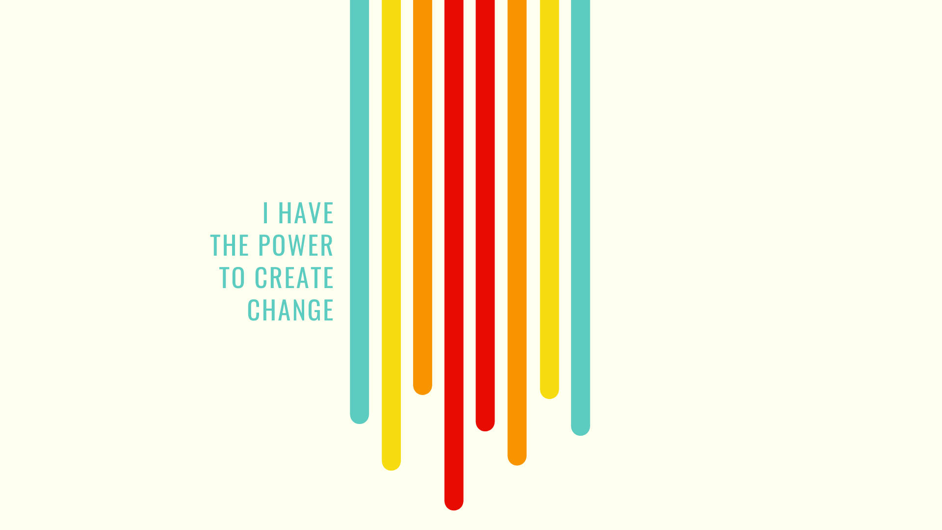 Rainbow Motivational Aesthetic Desktop, teal, yellow, Full HD Desktop Wallpaper
