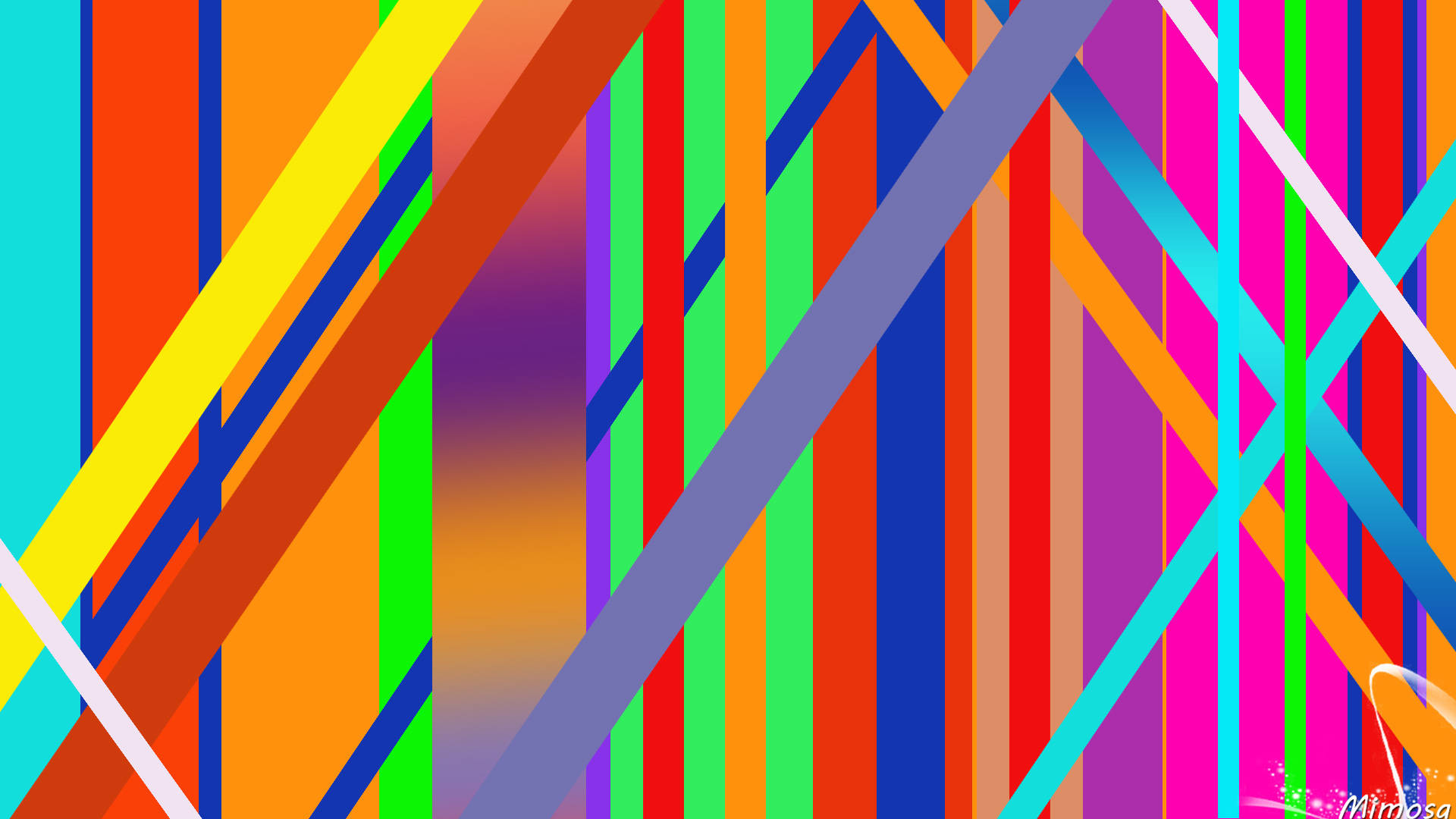 criss cross rainbow stripes pattern, rainbow hues, diagonal stripes, Full HD Desktop Wallpaper