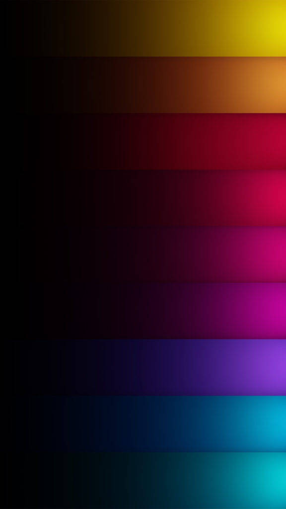 rainbow stripes, horizontal color bands, smooth gradient, SD Phone Wallpaper