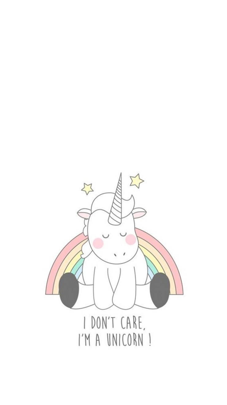 Rainbow Unicorn, rainbow, stars, HD Phone Wallpaper