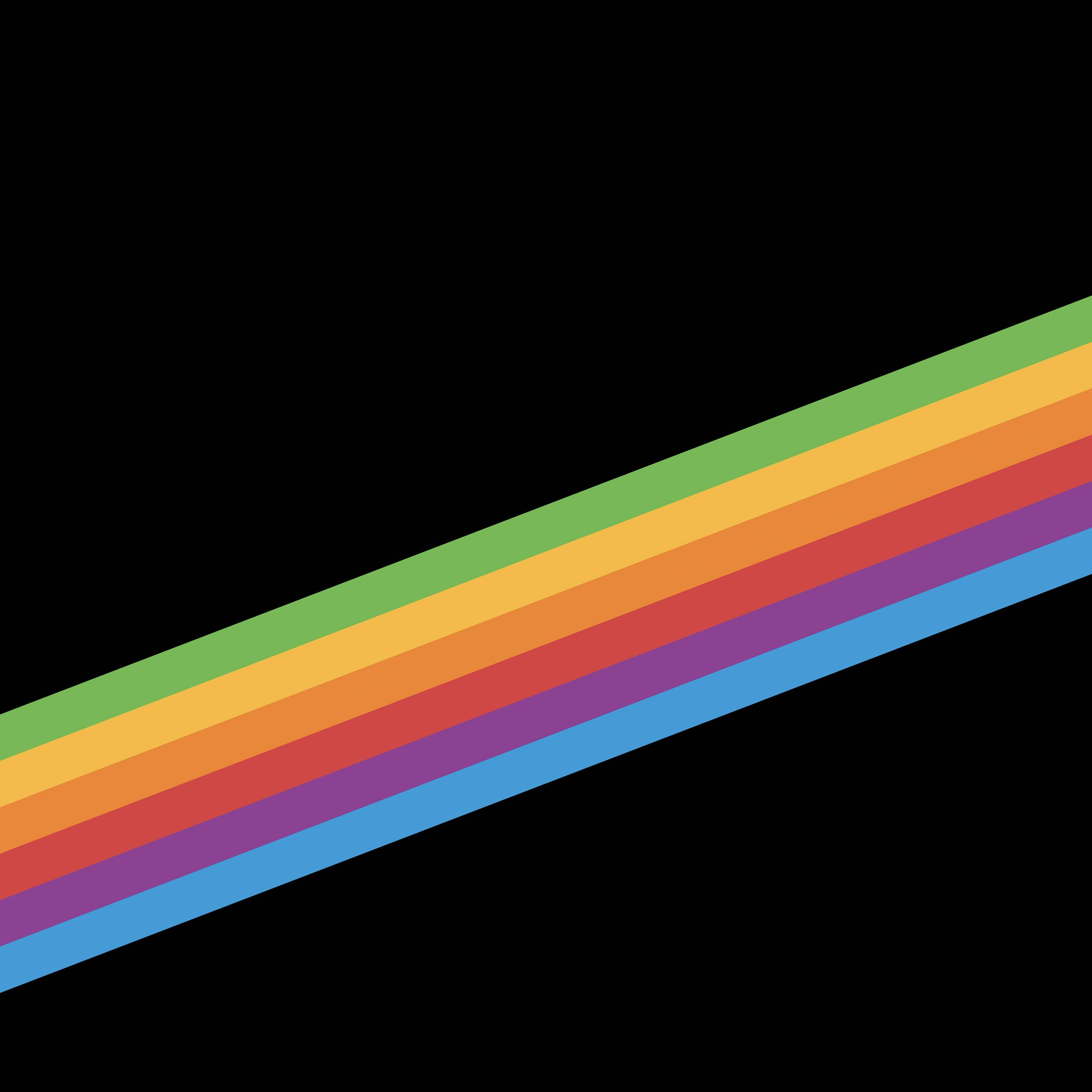 rainbow, diagonal rainbow stripe, vivid colors, 2K Desktop Wallpaper