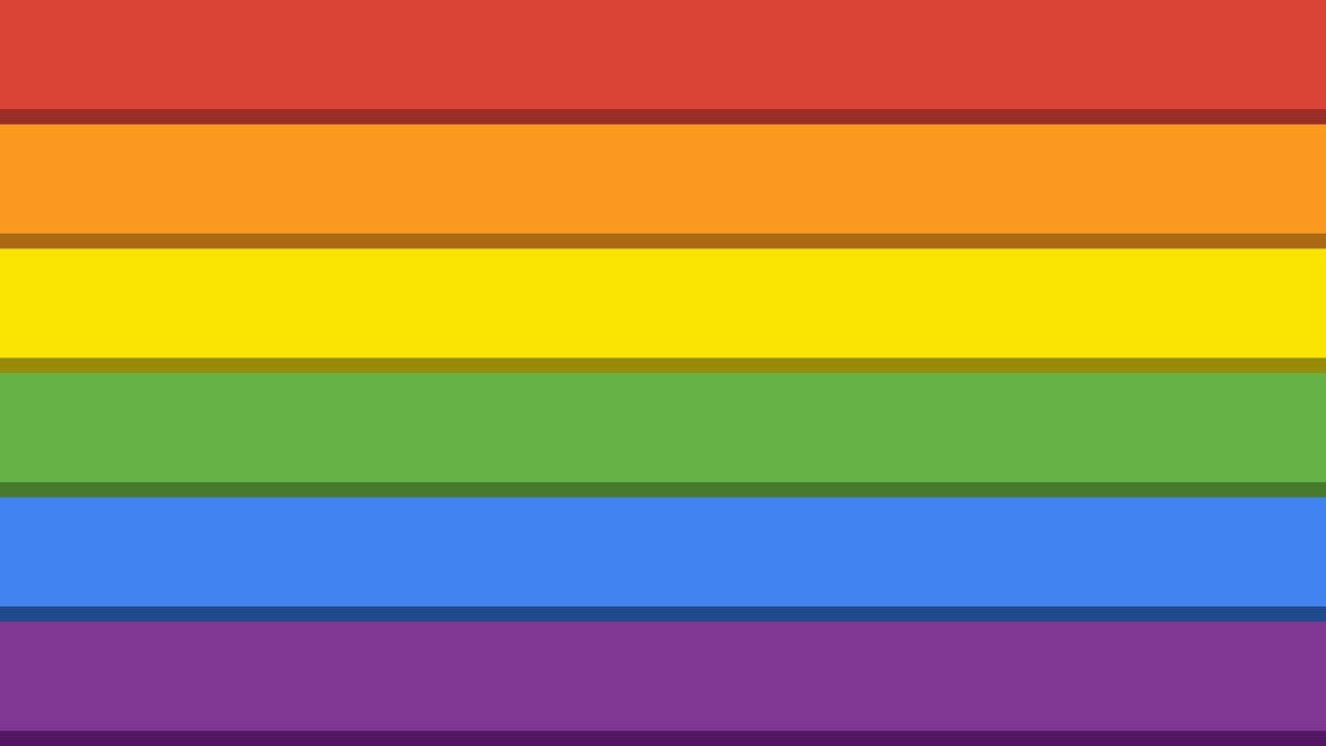rainbow flag, red, orange, SD Desktop Wallpaper