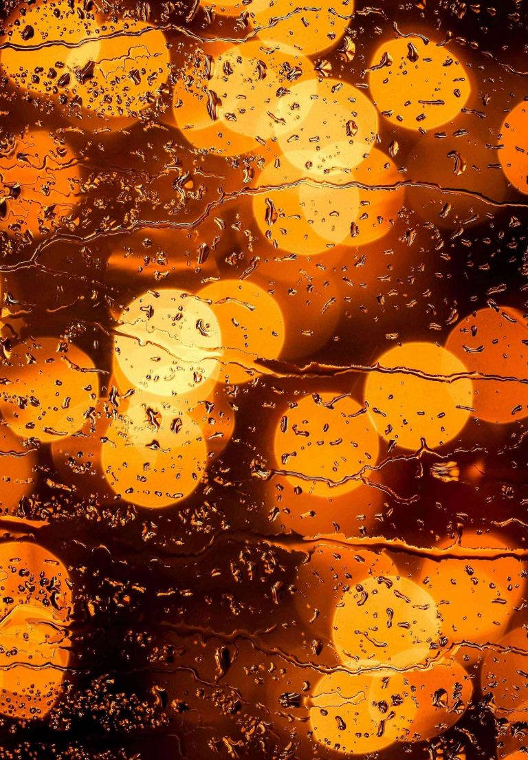 iPad 2021, raindrops, light orbs, SD Phone Wallpaper
