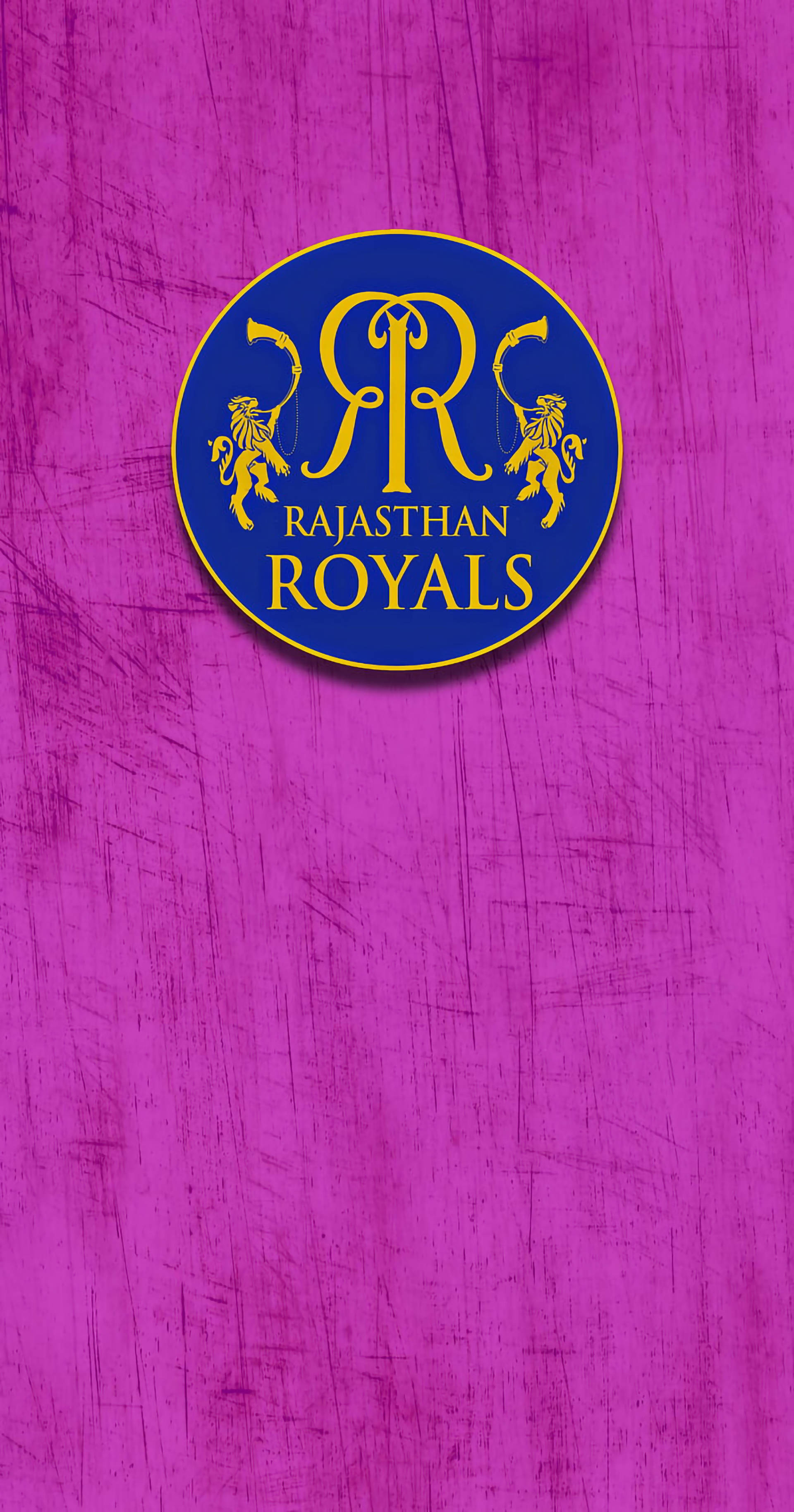 Rajasthan Royals, gold, blue, 2K Phone Wallpaper