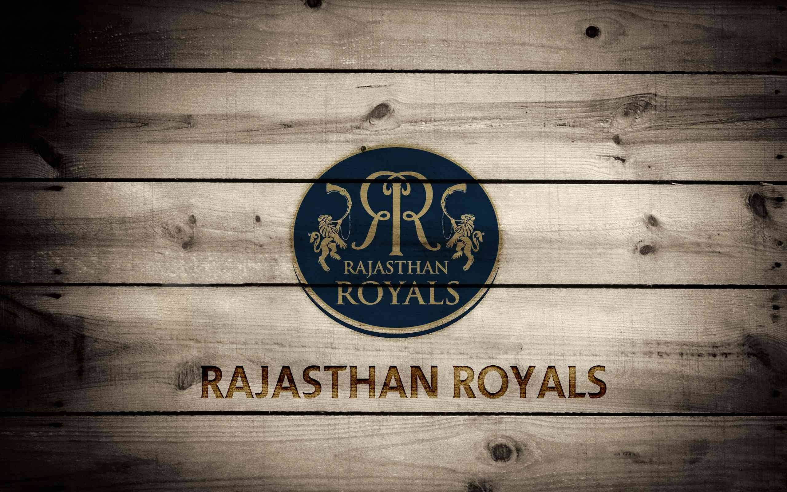 Rajasthan Royals, gold, blue, 2K Desktop Wallpaper