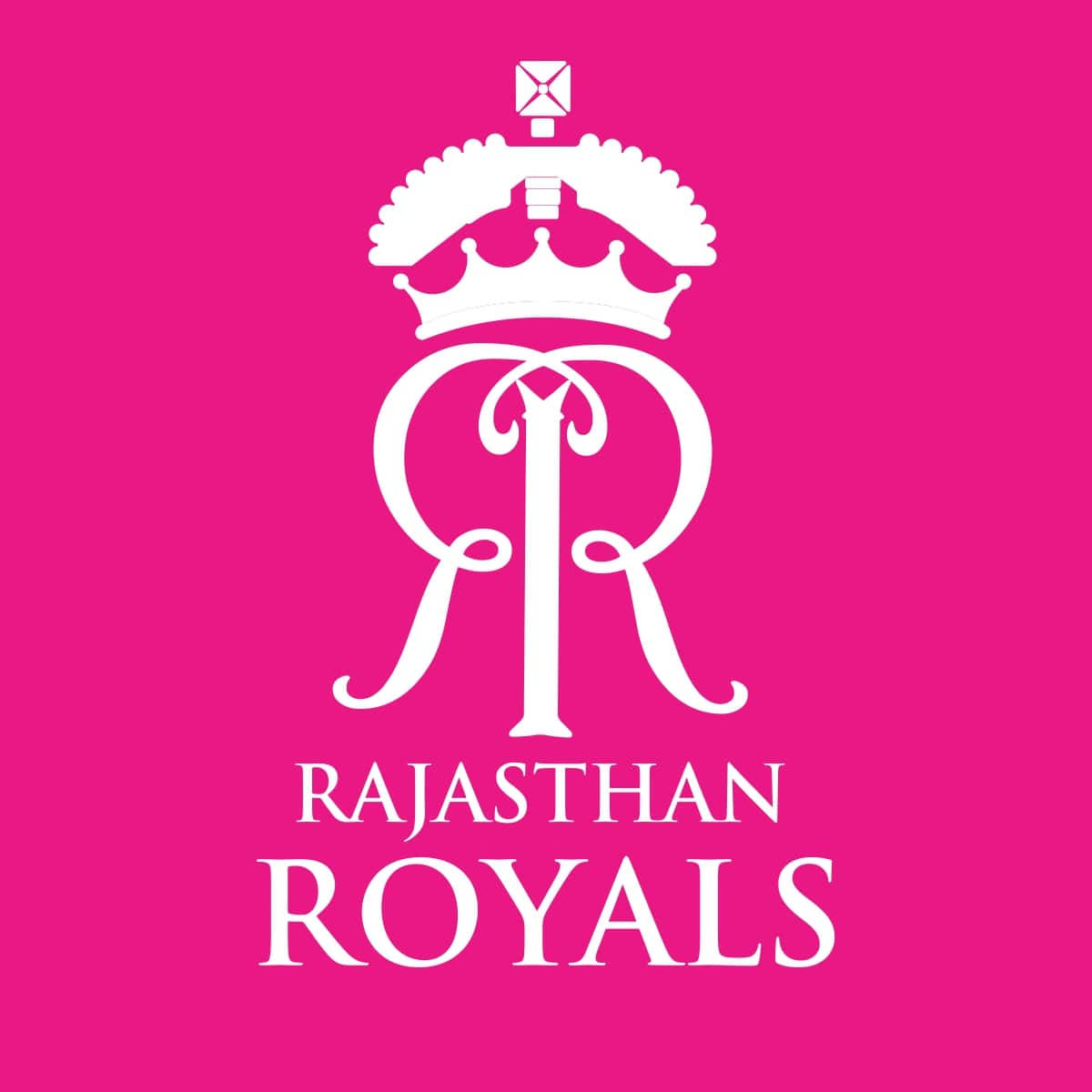 Rajasthan Royals, white Rajasthan Royals logo, crown, SD Desktop Wallpaper