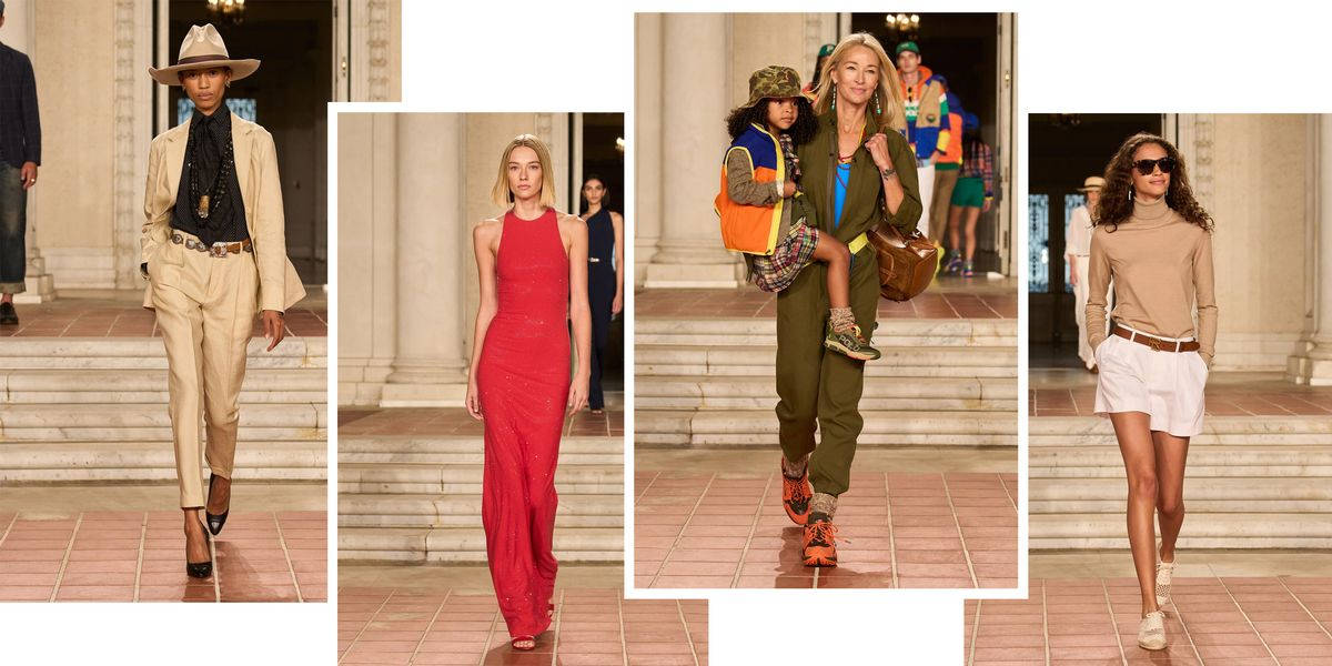 Ralph Lauren Corporation, tiled runway, classical columns, SD Desktop Wallpaper
