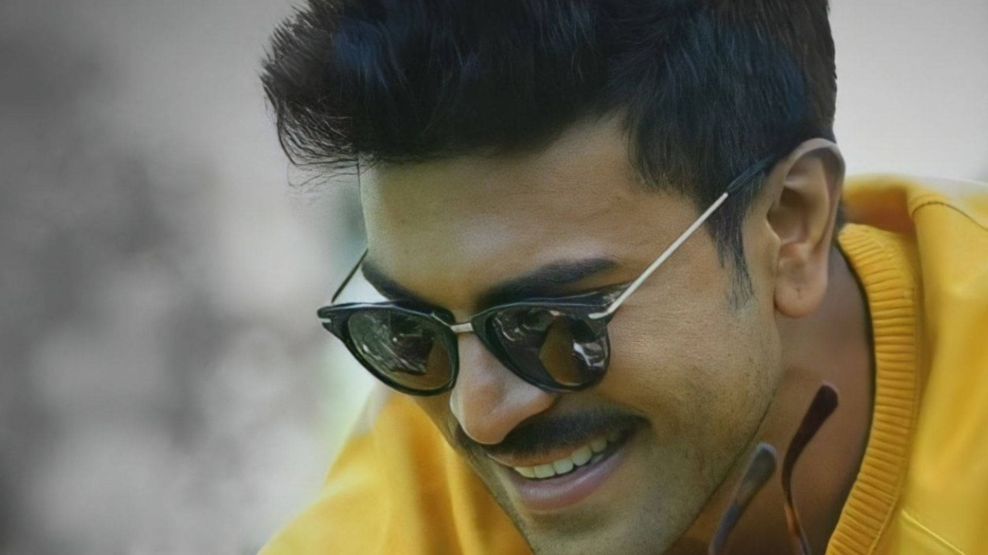 Ram Charan, dark hair, mustache, Full HD Desktop Wallpaper