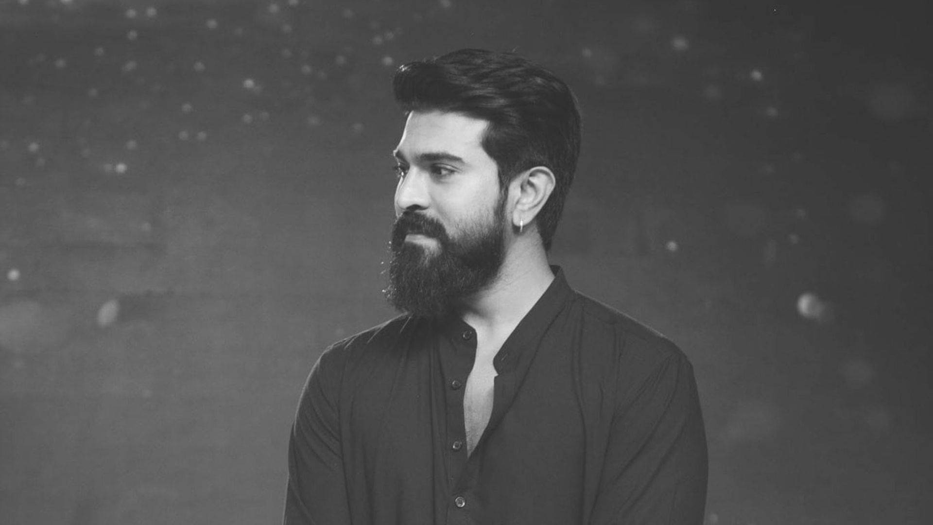 Ram Charan, stage, starry background, Full HD Desktop Wallpaper