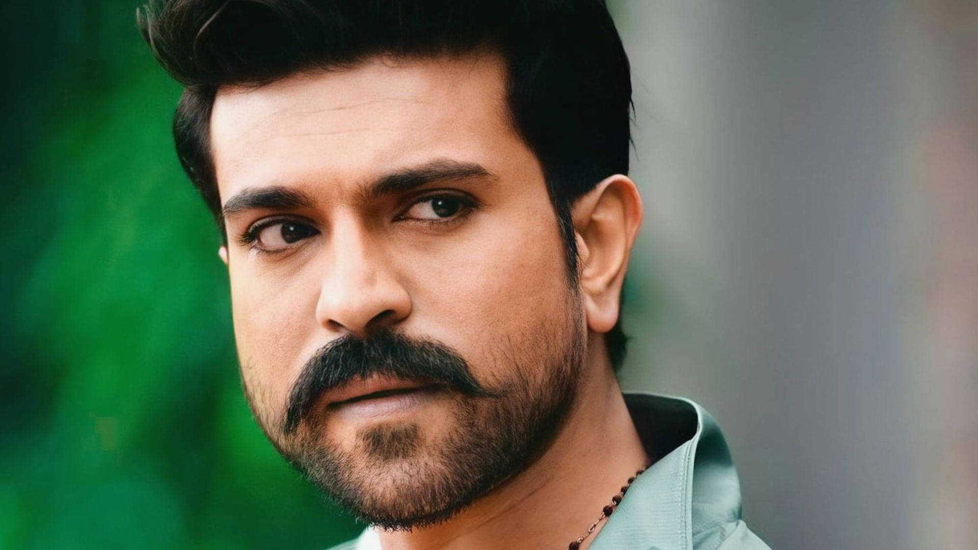 Ram Charan, Telugu Actor, dark mustache, Full HD Desktop Wallpaper