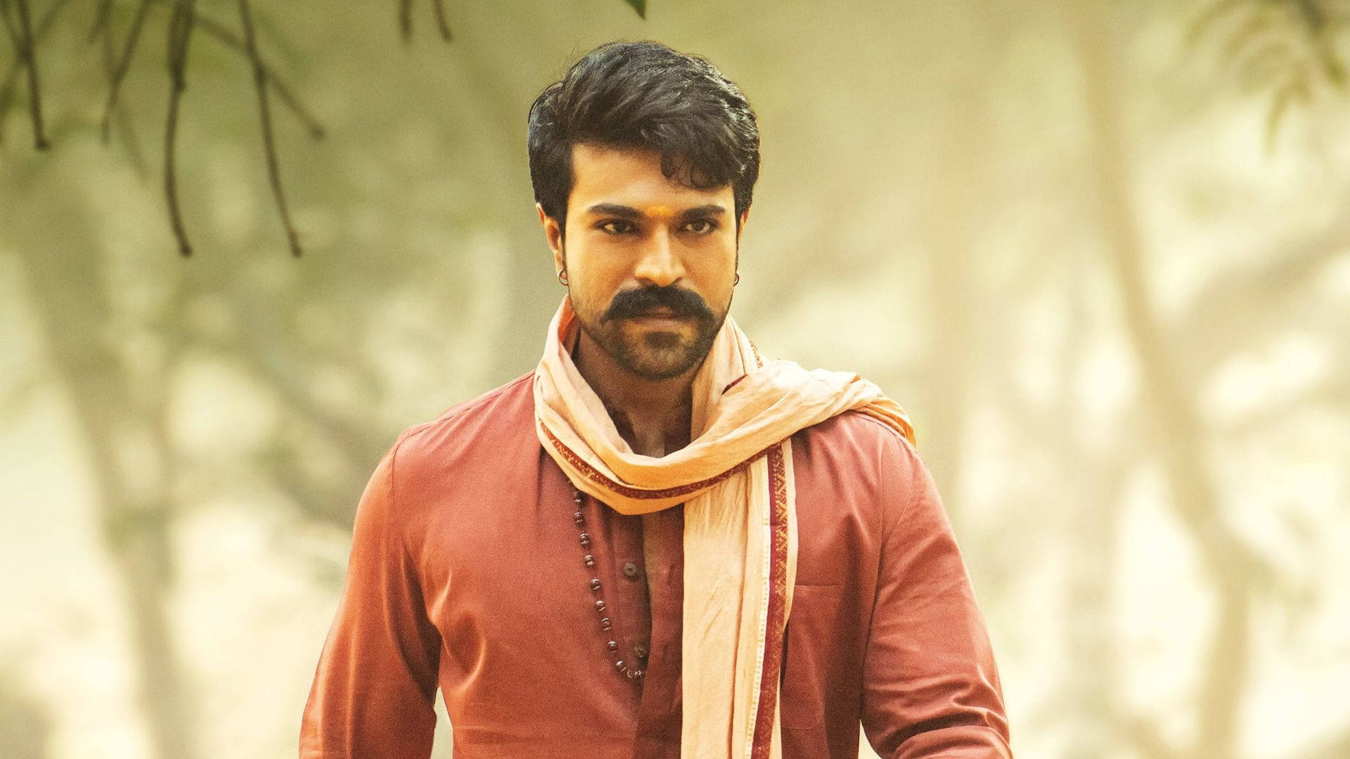 Ram Charan, traditional Indian clothes, forest, Full HD Desktop Wallpaper