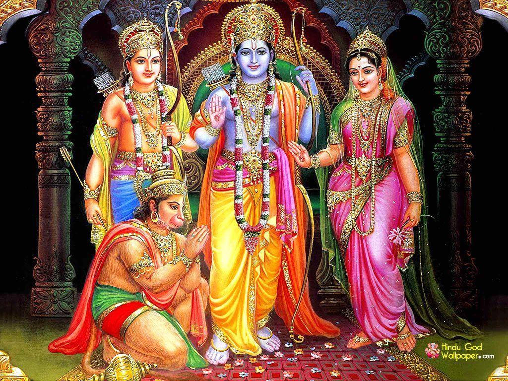 Ram Darbar, Hinduism, divine Hindu figures, SD Desktop Wallpaper