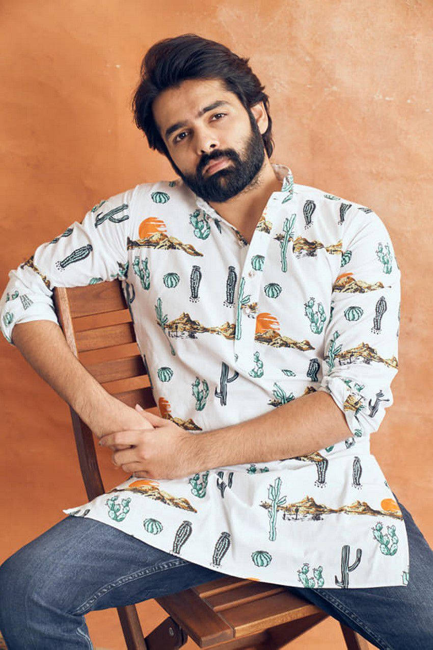 Ram Pothineni, wooden chair, white shirt, SD Phone Wallpaper