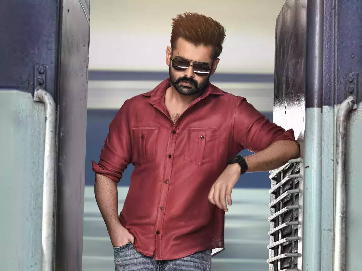 Ram Pothineni, red shirt, sunglasses, SD Desktop Wallpaper