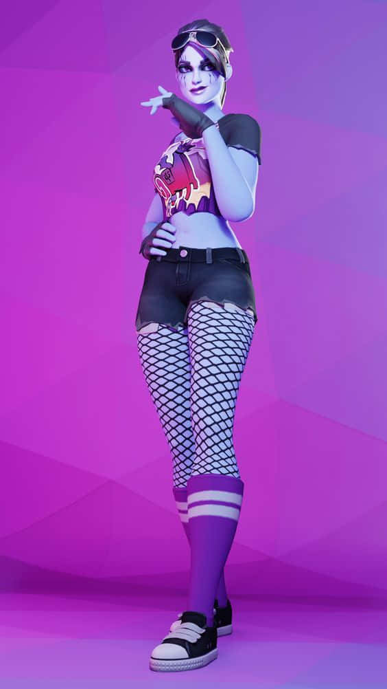 Ramirez, Fortnite, anime girl, SD Phone Wallpaper