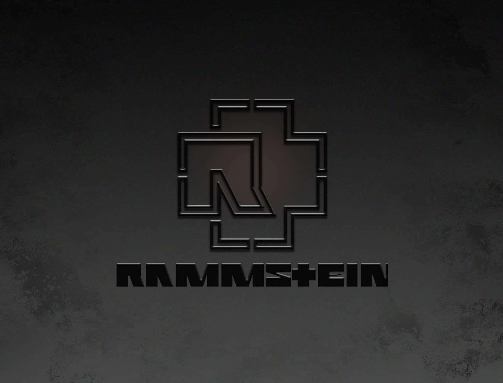Rammstein, black, geometric design, HD Desktop Wallpaper