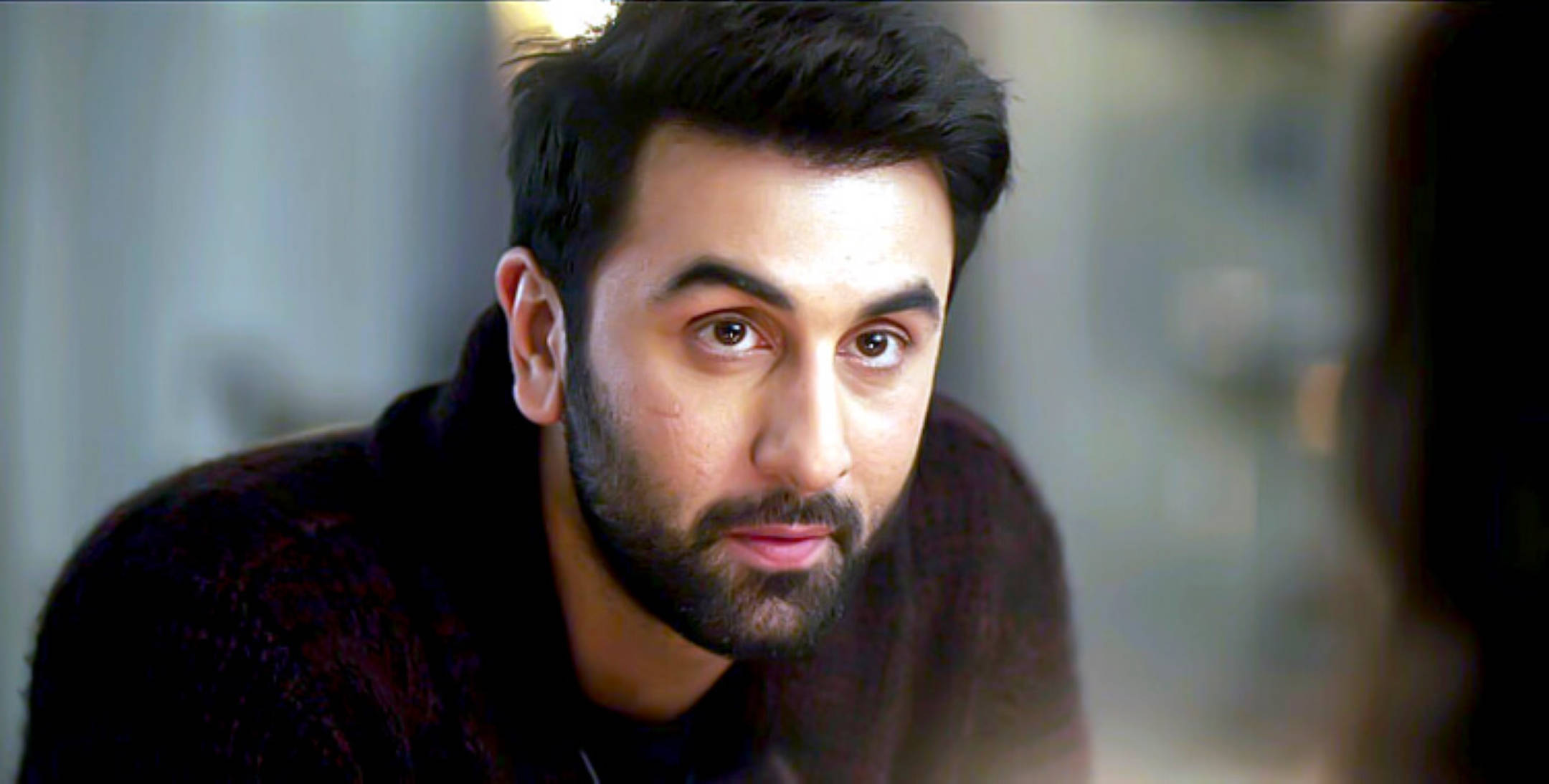 Ranbir Kapoor, handsome bachelor, dark hair, Full HD Desktop Wallpaper